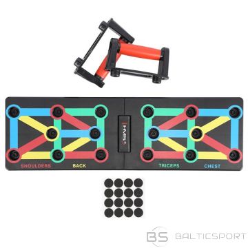 Atspiešanās rokturi, atspiešanās trenažieris /HMS PU12 MULTI PUSH UP BOARD