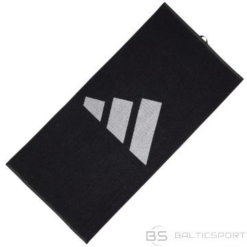 Dvielis adidas 3 Bar Towel IU1290 / czarny / 50x100cm
