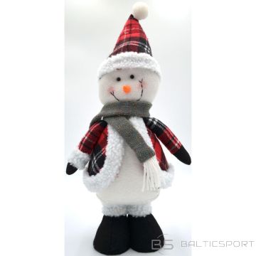 Saska Garden DECORATIVE SNOWMAN 50CM RED