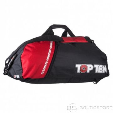 Top Ten sporta soma ar mugursomas funkciju 70 x 35 cm TOR-P2 MMA melna un sarkana (N/A)