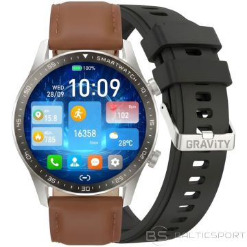 BS Viedpulkstenis Gravity Silver 2 siksniņas GT10-8 (nav pieejams)