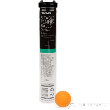 Table tennis balls AVENTO 46TI ORA Orange set 6pcs