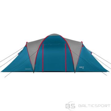 Nils Camp NC6431 KEMPINGU TELTS BLUE- LIGHT GREY HIGHLAND IV