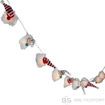 Edelman GARLAND LIGHTS 12 PCS BATTERY-OPERATED SANTA CLAUS ELVE WARM WHITE LUCA