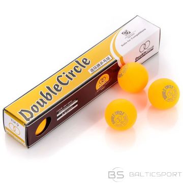 Dubultās apļa bumbiņas 6 gab. / oranžas