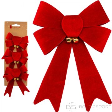 Koopman Dekoratīva bantīte 14,5 cm ar zvaniņiem, 3 gab.