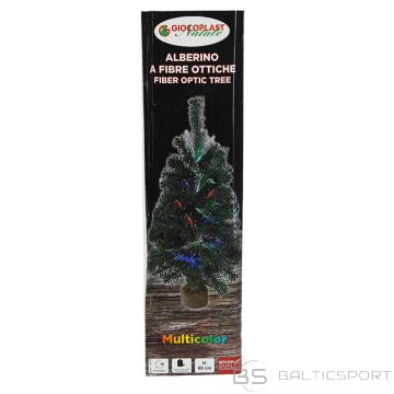 Optiskā egle h60cm, krāsaina ar džutas pamatni