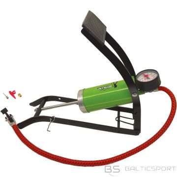 Royokamp CAMPING FOOT PUMP WITH PRESSURE GAUGE 55x120MM