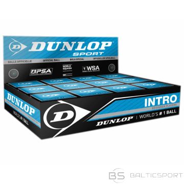 Squash balls DUNLOP INTRO 1 blue dot 12-ball box