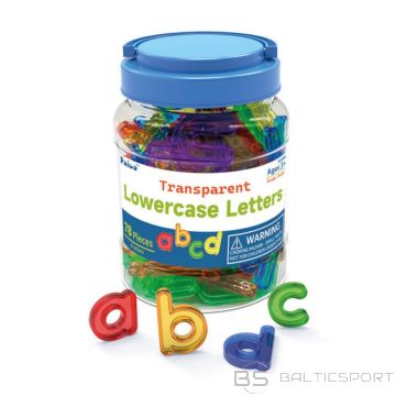 BS Caurspīdīgu mazo burtu komplekts