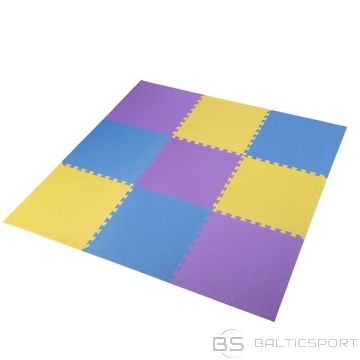 One Fitness MP10 MULTIPACK YELL-BLUE-PURP PUZLE AIZSARGPAKLĀJS 60x60x1,0 CM (9 GAB KOMPLEKTS)