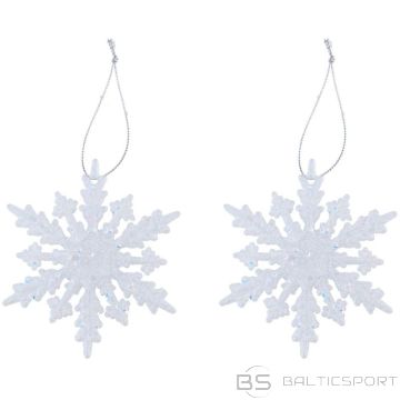 BS Sniegpārslu rotājumu kulons, 2 gab., raksts, 12 rokas (nav pieejams)