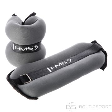 OB05 Gray Exercise Weights for Ankle and Wrist 2 x 2 kg HMS
