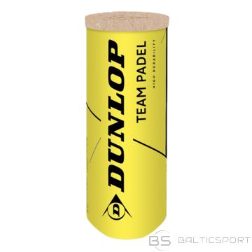 Padel tennis balls Dunlop TEAM PADEL 3 pet
