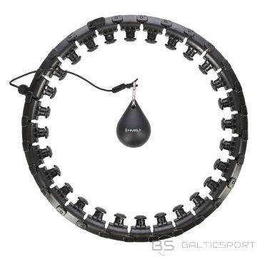 HHW12 Plus Size Hula Hoop melna ar svaru HMS