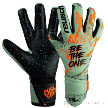 Futbola vārtsarga cimdi /Reusch Pure Contact Fusion 53 70 900 5444 vārtsargu cimdi (9)