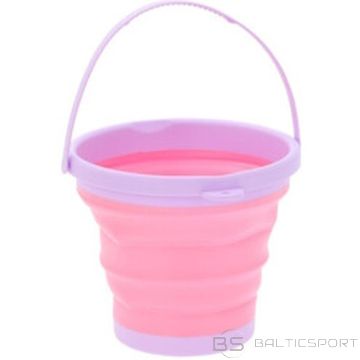 Probeach КРУГЛОЕ СКЛАДНОЕ ВЕДРО ДЛЯ ПЕСКА, РОЗОВОЕ