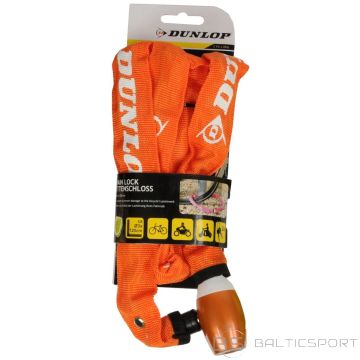 Dunlop BIKE LOCK CHAIN WITH LOCK 120CM LONG - ORANGE