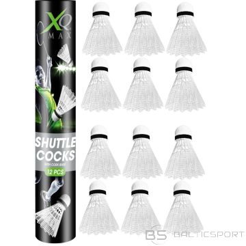 Xqmax BADMINTON SHUTTLE NYLON 12PCS TUBE