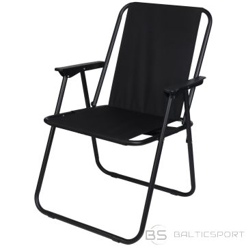 Enero Camp TOURIST CHAIR WITH ARMRESTS 52x44x75CM FOLDABLE BLACK