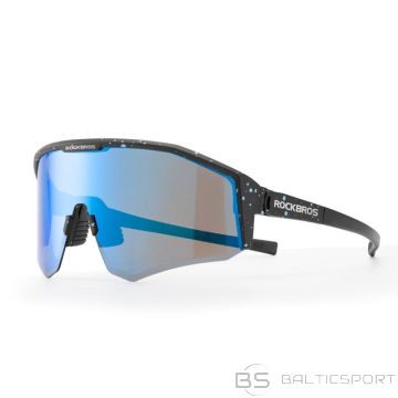 Rockbros SP297 sporta brilles melnā un zilā krāsā no sporta laukuma (N/A)