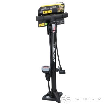 Dunlop WORKSHOP AND BIKE PUMP 160Psi (11Bar) WITH PRESSURE GAUGE
