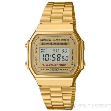 Casio Unisex vintage rokaspulkstenis A168WG-9EF + KASTE (N/A)