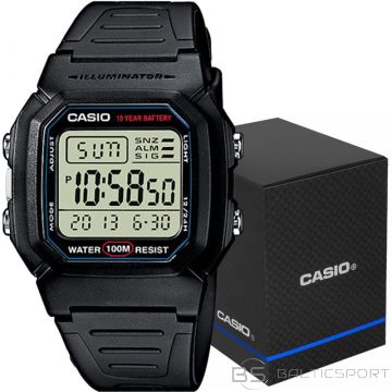 Casio Vīriešu rokaspulkstenis W-800H-1AVES + KASTE (N/A)