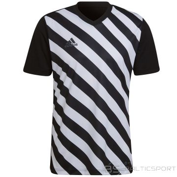 T-krekls Adidas Entrada 22 GFX JSY HF0126 / Melna / S