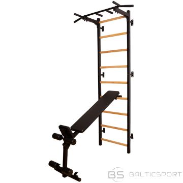 Benchk GYMNASTIC LADDER WITH A BAR, A BARREL FOR EXERCISES AND A BENCH 313B