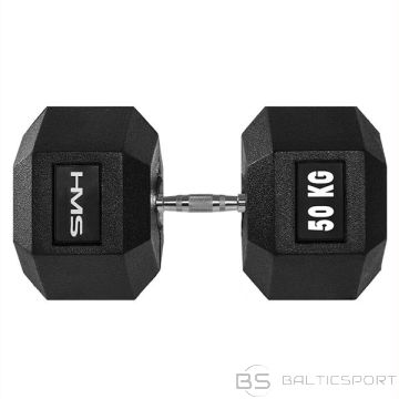 Gumijas hantele /HMS HEX PRO 50 KG HANTELES