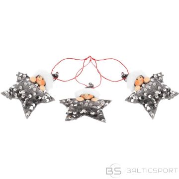 Terg S.a. 3 KULONU KOMPLEKTS, ZVAIGZNES, SUDRABA FLEITRO LELLES