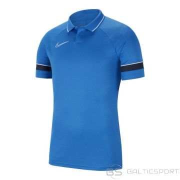 Nike Academy 21 Jr CW6106-463 polo krekls (S (128–137 cm))