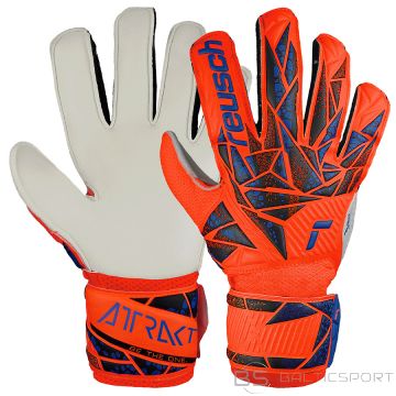 Rękawice Reusch Attrakt Infinity Solid Junior 54 72 515 2210 / pomarańczowy / 8