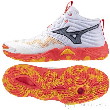 Mizuno Apavi WAVE MOMENTUM ELITE MID V1GA251701 / 44 1/2 / baltas
