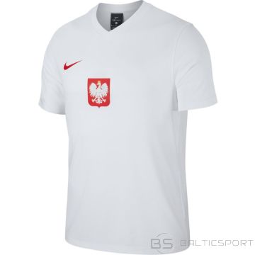 Nike Polija BRT Ftbl Top SS CD0876 100 T-krekls / M / Balta