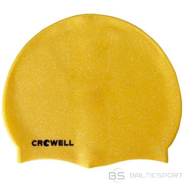 Silicone swimming cap Crowell Recycling Pearl yellow col.7 (N/A)
