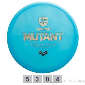 Discgolf DISCMANIA Midrange Driver NEO MUTANT Evolution Blue 5/3/0/4