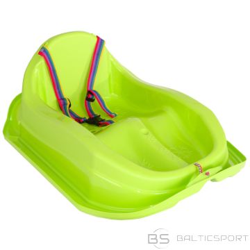 Enero MINI BOBEK PLASTIC SLED, GREEN