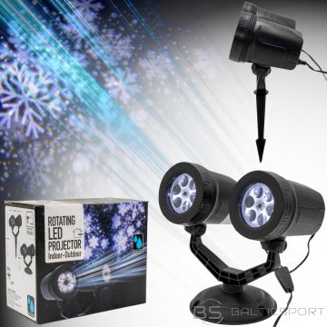 Koopman ДВОЙНОЙ СВЕТОДИОДНЫЙ ПРОЕКТОР СНЕЖИНКИ