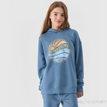 Bluza 4F 4FJWSS24TSWSM0935 32S / niebieski / 134 cm