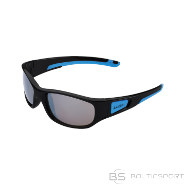 Bērnu saulesbrilles CAIRN Play, matēti melnas zilas, 4-8 gadi