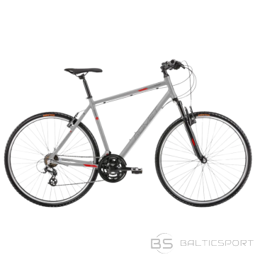 Vīriešu velosipēds ROMET Orkan M, pelēksarkans (L)