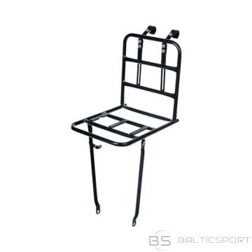 BASIL Front Carrier L, melns