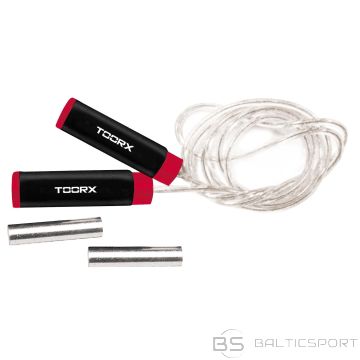 Toorx Professional AHF058 tērauda smaguma ātruma lecamaukla/ mīksti rokturi