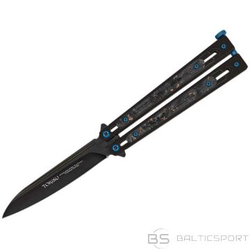 WD Tokisu 02259 Balisong spilgti melns tērauda nazis (nav pieejams)
