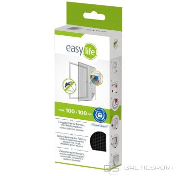 BS ODU TĪKLS LOGAM 100X100 MELNS POLIESTERS + LĪPLENTE (N/A)