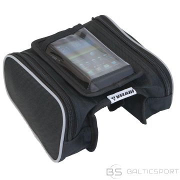  Velo soma velosipēda s oma/Vizari VELOSIPĒNA RĀMA SOMA AR TELEFONA MATU K-076