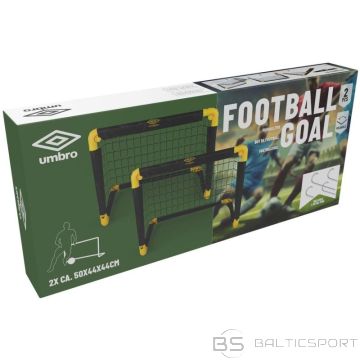 Umbro 2 FUTBOLA VĀRTU KOMPLEKTS AR TĪKLU 55x44x44CM (N/A)