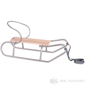 Enero TOMEK METAL SLED WITH SILVER BACKREST